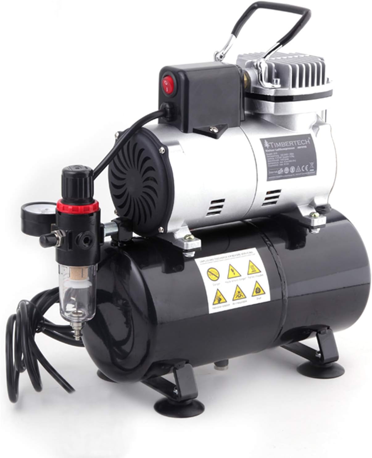 Compresor Timbertech ABPST08 con Ventilador y Calderín 3L